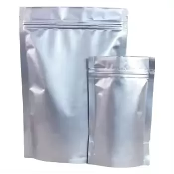 Aluminum Pouch Zip Flat Bottom