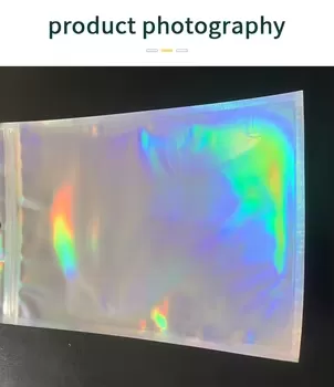 Holographic Bag with Zipper