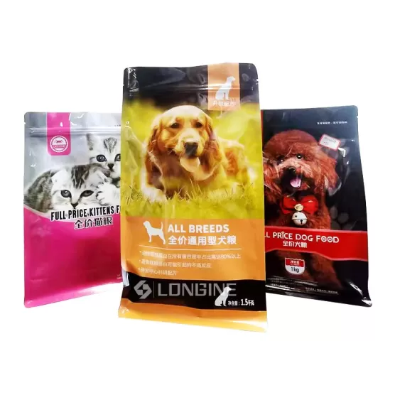 Eight Side Pet Food Bags