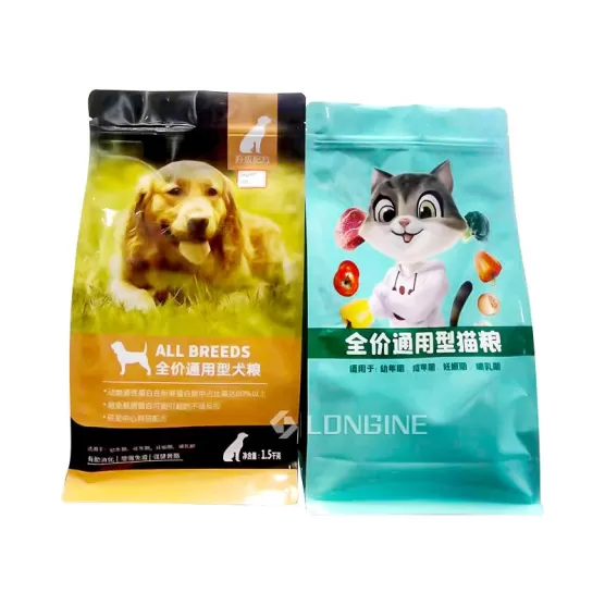 Eight Side Pet Food Bags